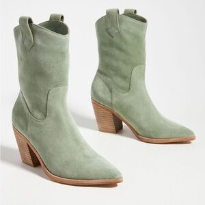 Anthropologie Silent D Western Slouchy Boots NWOT